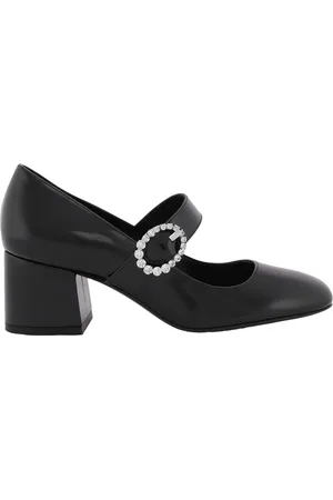 Stuart Weitzman Sloane Mary Jane Block-Heel Pumps, Brand Size 36 ( US Size 5.5 )