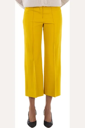 Max Mara Totem Wide-Leg Ankle Pants, Brand Size 40 ( US Size 6 )