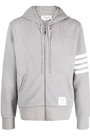 Thom Browne 4Bar Cotton Zip Hoodie, Brand Size 2 (Medium)