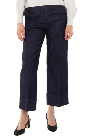Max Mara Dahlia Flared Denim Trousers, Brand Size 40 ( US Size 6 )
