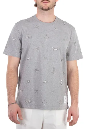 Thom Browne Jersey Nautical Short Sleeve Tee, Brand Size 1 (Small)