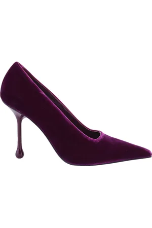 Jimmy Choo Ixia 95 Pointed-Toe Velvet Pumps, Brand Size 40 ( US Size 10 )