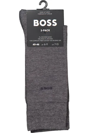 HUGO BOSS Two-Pack Of Regular-Length Socks, Size 40-46