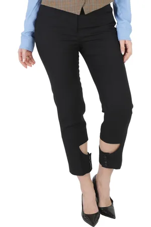 Burberry Cut-Out Detail Tailored Trousers, Brand Size 02 (US Size 0)