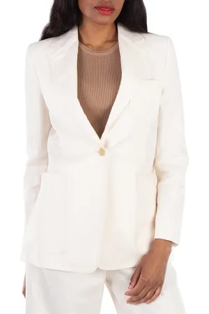 Max Mara Boemia Linen Suiting Blazer, Brand Size 42 (US Size 8)