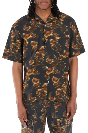 Isabel Marant Mens Black Lazlo Ginkgo Shirt, Size Small