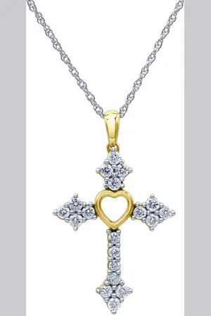 Brilliant Sterling Silver 0.75 Carat Lab Grown Diamond Pendant Necklace for Women