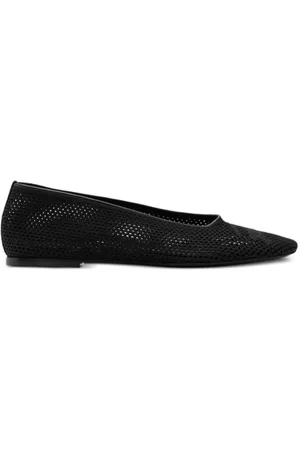 Burberry Mesh Detailed Slip-On Ballerina Flats, Brand Size 39.5 (US Size 9.5)