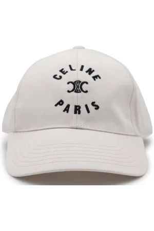 Céline Paris Triomphe Embroidered Baseball Cap, Size Medium