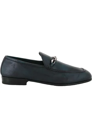 Jimmy Choo Marti Reverse Leather Loafers, Brand Size 42 ( US Size 9 )