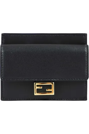 Fendi Black Baguette FF Card Holder