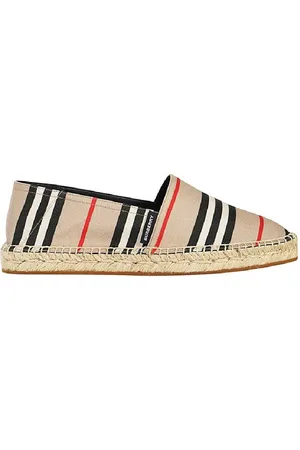 Burberry Ladies Archive Beige Icon Stripe Espadrilles, Brand Size 37.5 ( US Size 7.5 )