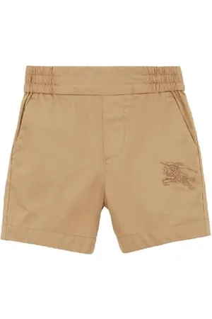 Burberry Boys Equestrian Knight Cotton Shorts, Size 6M