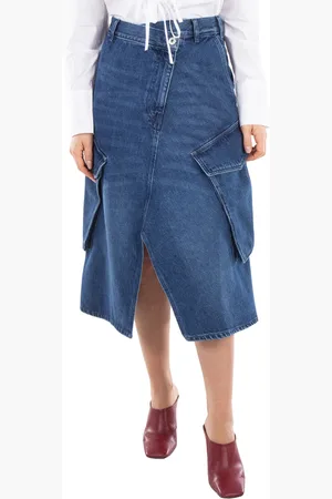 J.W.Anderson Cargo Pocket Midi Skirt, Brand Size 10 (US Size 6)