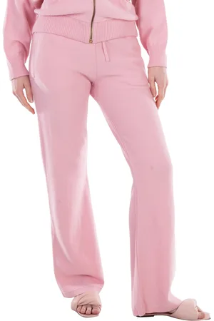 VERSACE Ribbed-Knit Flared Trousers, Brand Size 40 (US Size 4)