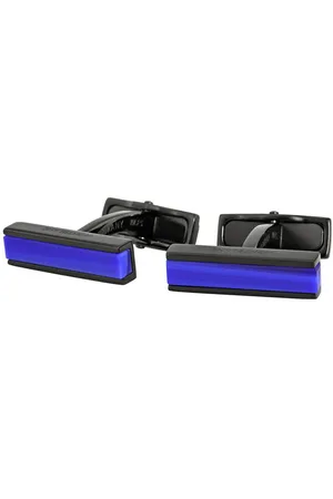 Montblanc Urban Speed Blue Glass Inlay Cufflinks