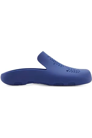 Burberry Perforated Stingray Rubber Clogs, Brand Size 39 (US Size 9)