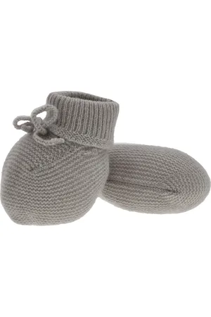BONPOINT Girls Cashmere Booties, Size 1