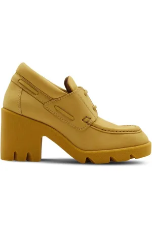 Burberry Nubuck Stride 65mm Loafers, Brand Size 39 ( US Size 9 )