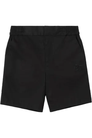 Burberry Boys Ekd Embroidered Cotton Chino Shorts, Size 8Y