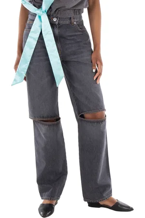 J.W.Anderson Cut Out Knee Bootcut Jeans, Brand Size 6 (US Size 2)