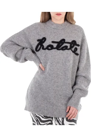 ROTATE Oversized Knitted Logo Jumper, Brand Size 34 (US Size 0)