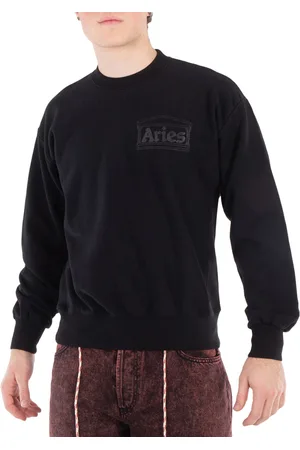 ARIES Logo Jacquard Cotton Sweatshirt, Size Large