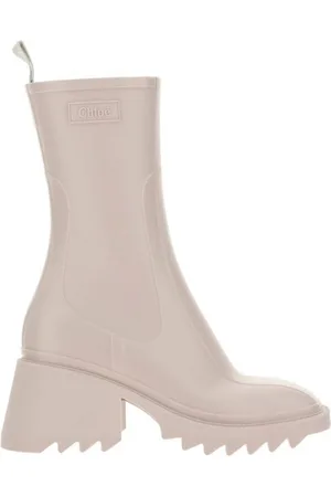 Chloé Betty Rubber Rain Boots, Brand Size 40 ( US Size 10 )