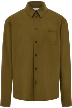 Salvatore Ferragamo Long Sleeved Classic-Fit Poplin Shirt, Brand Size 38
