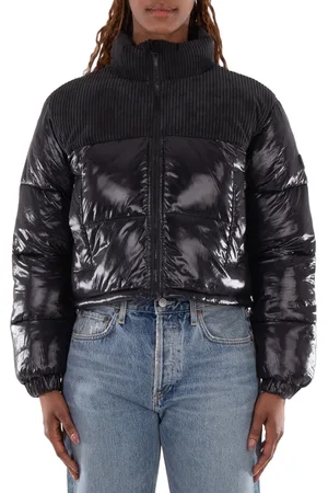save the duck Aluna Corduroy Quilted Long Sleeve Jacket, Brand Size 0 (X-Small)