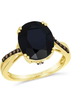 Le Vian Ladies Semi Precious Ring featuring 3 7/8 cts. Onyx set in 14K Honey Gold