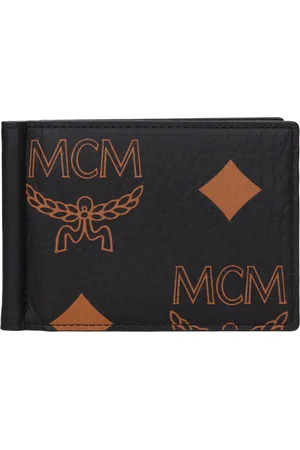 MCM Maxi Monogram Viestos Wallet with Money Clip