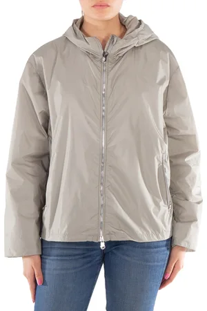 save the duck Long Sleeve Zip-Up Nylon Jacket, Size Medium
