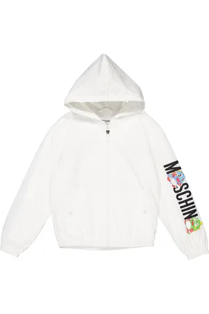 Moschino Boys Logo-Print Zip-Up Jacket, Size 10Y