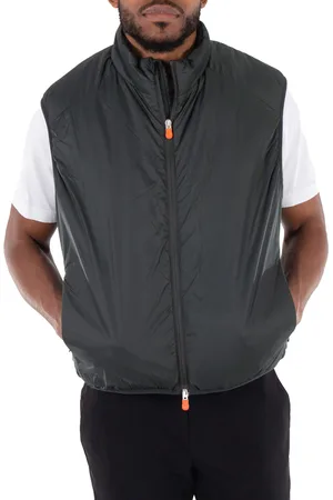 save the duck Green Stelis Zip Up Vest, Size Medium