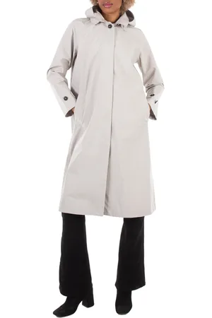 save the duck Adjustable Hood Long Sleeve Raincoat, Brand Size 1 (Size Small)