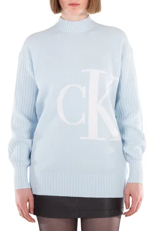 Calvin Klein Blown Up Off Placed Logo Print Dress, Size Medium