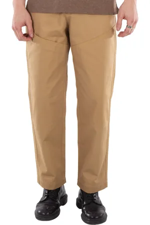 OAMC Mens Beige Shasta Straight-Leg Cotton Trousers, Waist Size 30