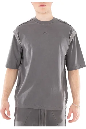 A-cold-wall* Mens Black Facade Cotton T-Shirt, Size Medium