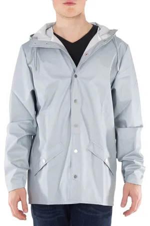 Rains Waterproof Hooded Rain Coat, Size Medium
