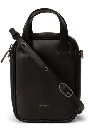 Matt & Nat Black Arbor Leap Vegan Crossbody Bag