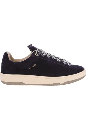 Lanvin Curb Lite Suede Low-Top Sneakers, Brand Size 41 ( US Size 8 )