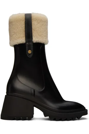 Chloé Betty Ankle Rain Boots, Brand Size 40 ( US Size 10 )