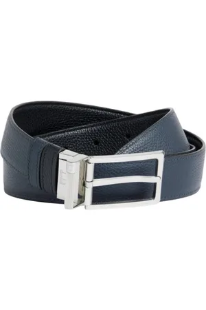Dunhill Reversible 30mm Grain Leather Belt, Size 42