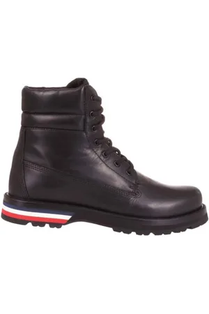 Moncler Vancouver Leather Ankle Boots, Brand Size 40 ( US Size 7 )