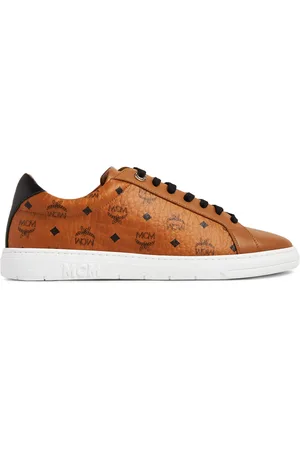 MCM Terrain Monogram-Print Sneakers, Brand Size 42 ( US Size 12 )
