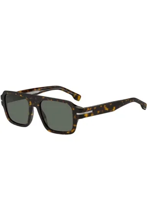 HUGO BOSS Green Square Mens Sunglasses BOSS 1595/S 0086/O7 53