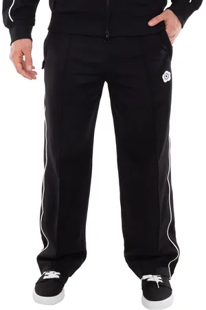 Kenzo Boke Flower Motif Track Pants, Size Medium