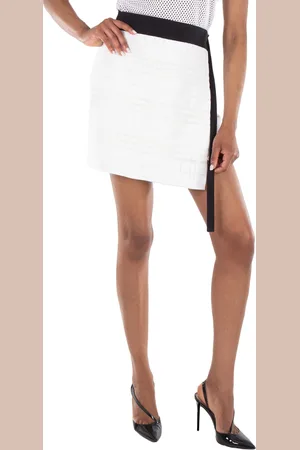Burberry Everlie Wrap Mini Skirt, Size Medium