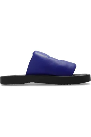 Burberry EKD Slab Slip-On Slides, Brand Size 43 (US Size 10)